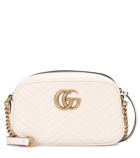 white gg marmoent gucci bag outfit|Gucci Marmont bag small black.